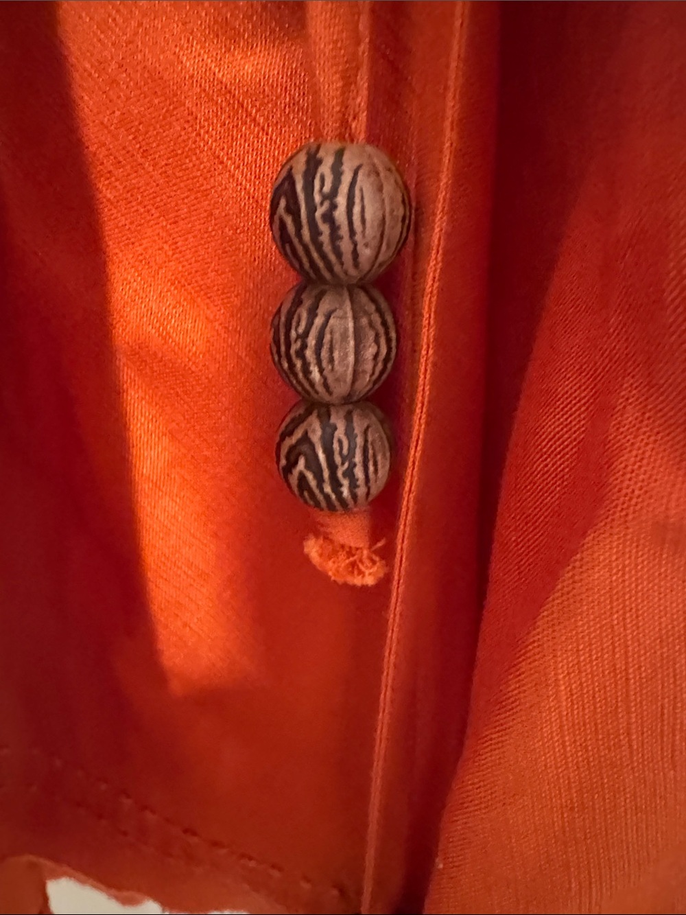 Zara Orange Sleeveless V-Neck Midi Dress - Picture 4 of 5